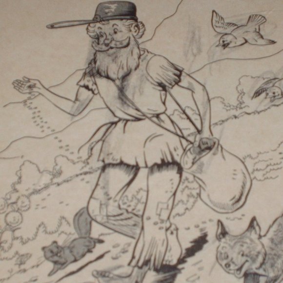 Classics Illustrated Jr. 1955 Johnny Appleseed - Picture 12 of 14